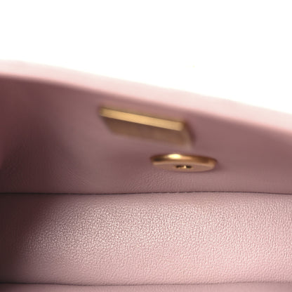 Chanel Caviar Quilted Mini Rectangular Sweetheart Flap Lilac 5 of 11