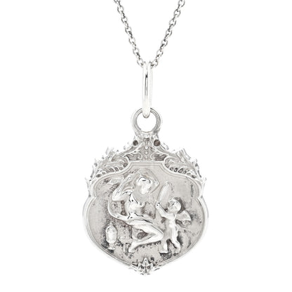 Tiffany Sterling Silver Olympian Beauty Pendant Necklace 5 of 6