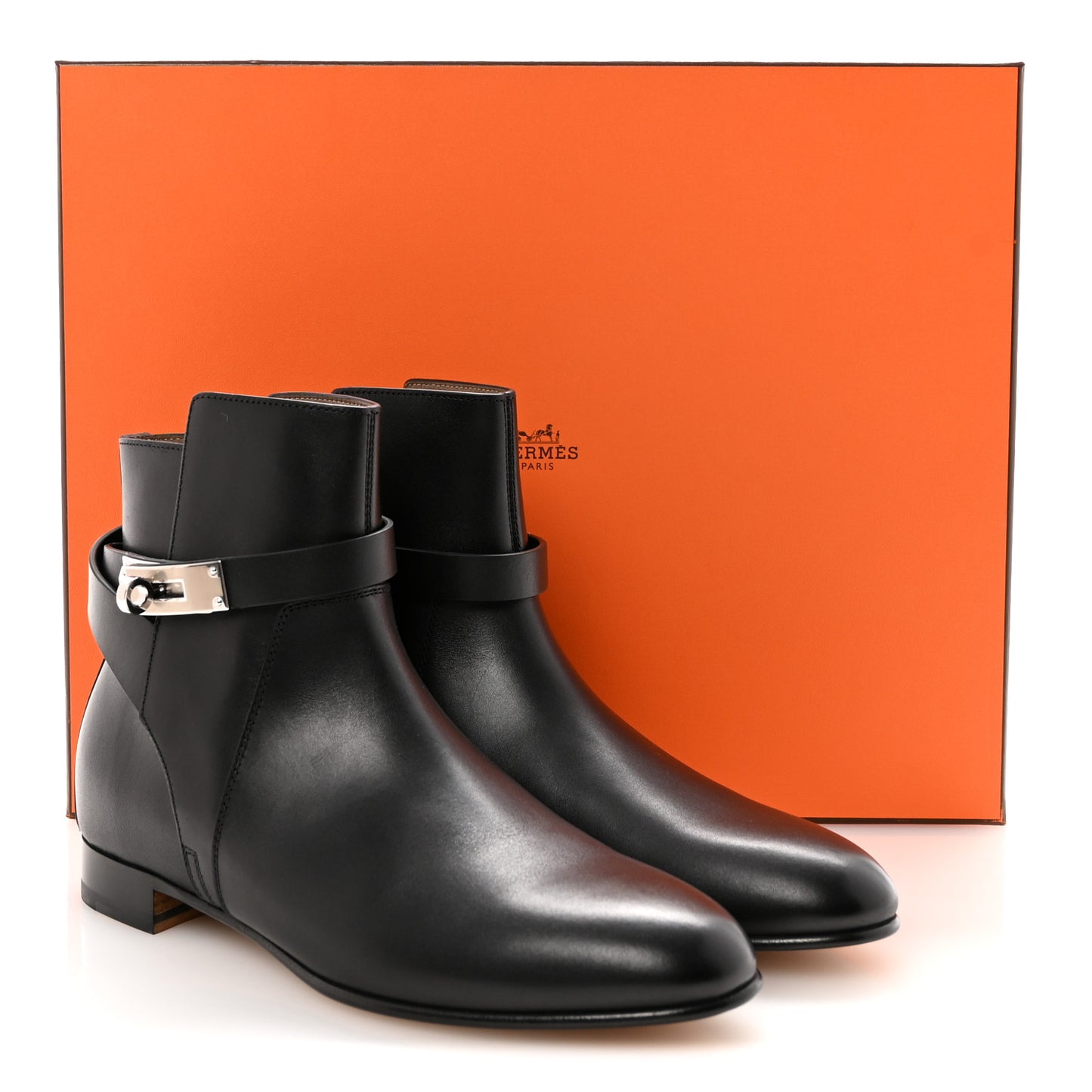 Calfskin Neo Low Boots 39 Black