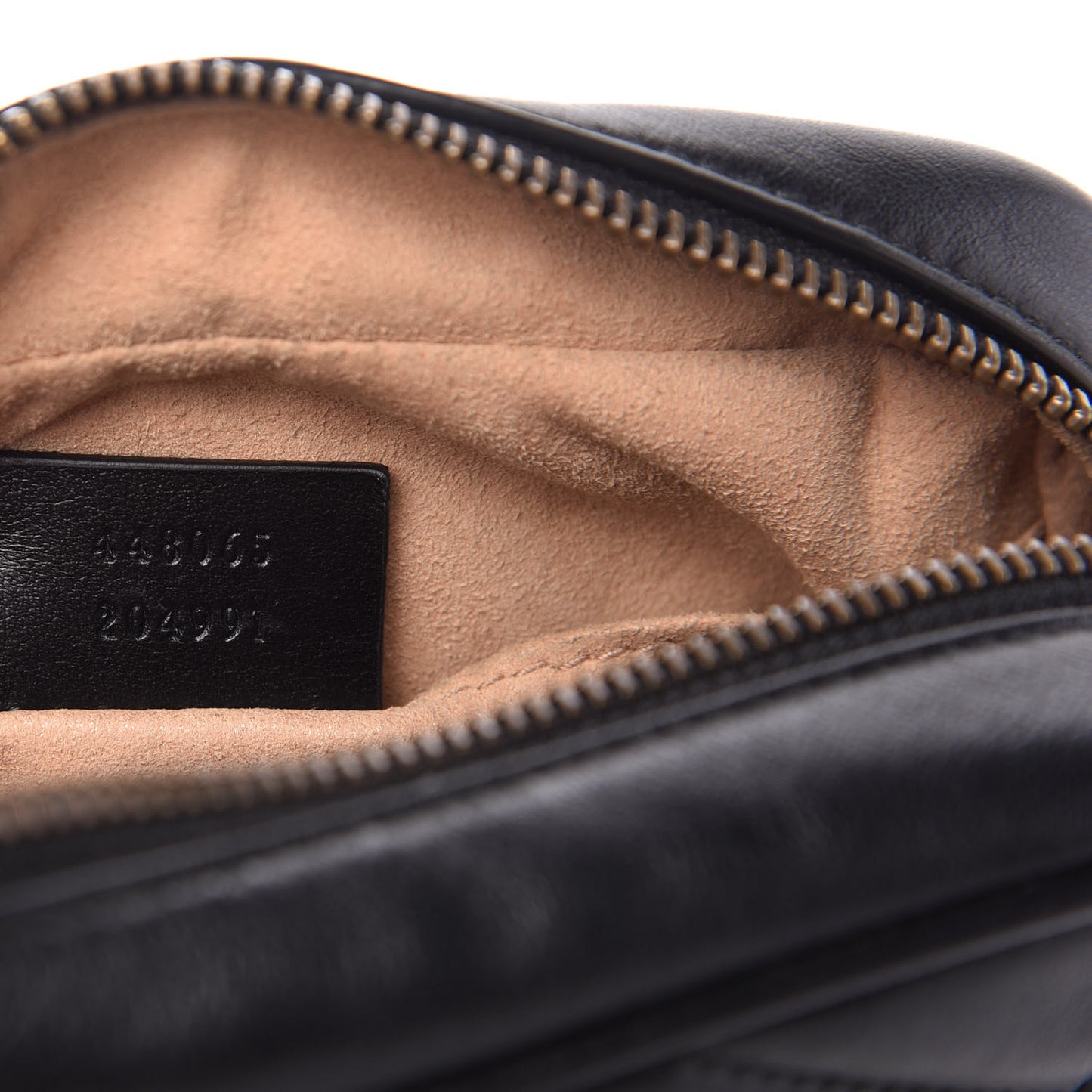 Calfskin Matelasse Mini GG Marmont Chain Shoulder Bag Black