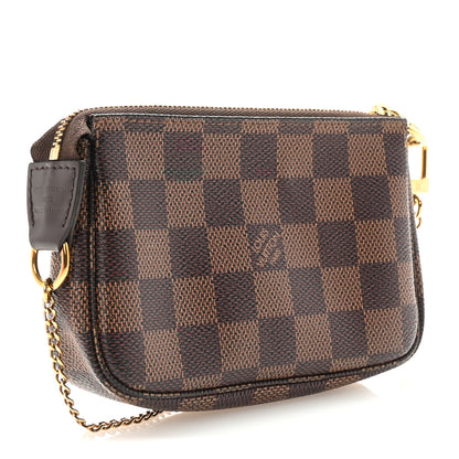 Louis Vuitton Damier Ebene Mini Pochette Accessories 3 of 7