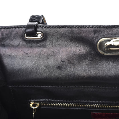 Valentino Garavani Vitello Medium Rockstud Tote Black 9 of 18