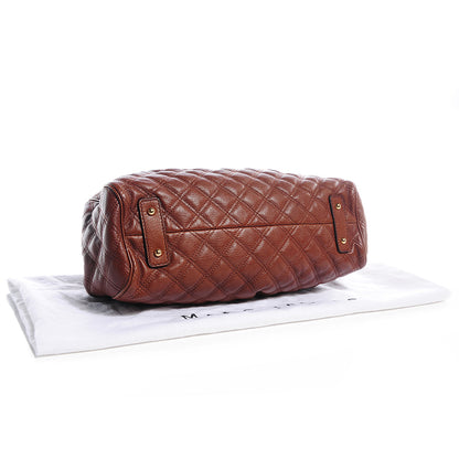 Marc Jacobs Quilted Leather Stam Chestnut 4 of 8