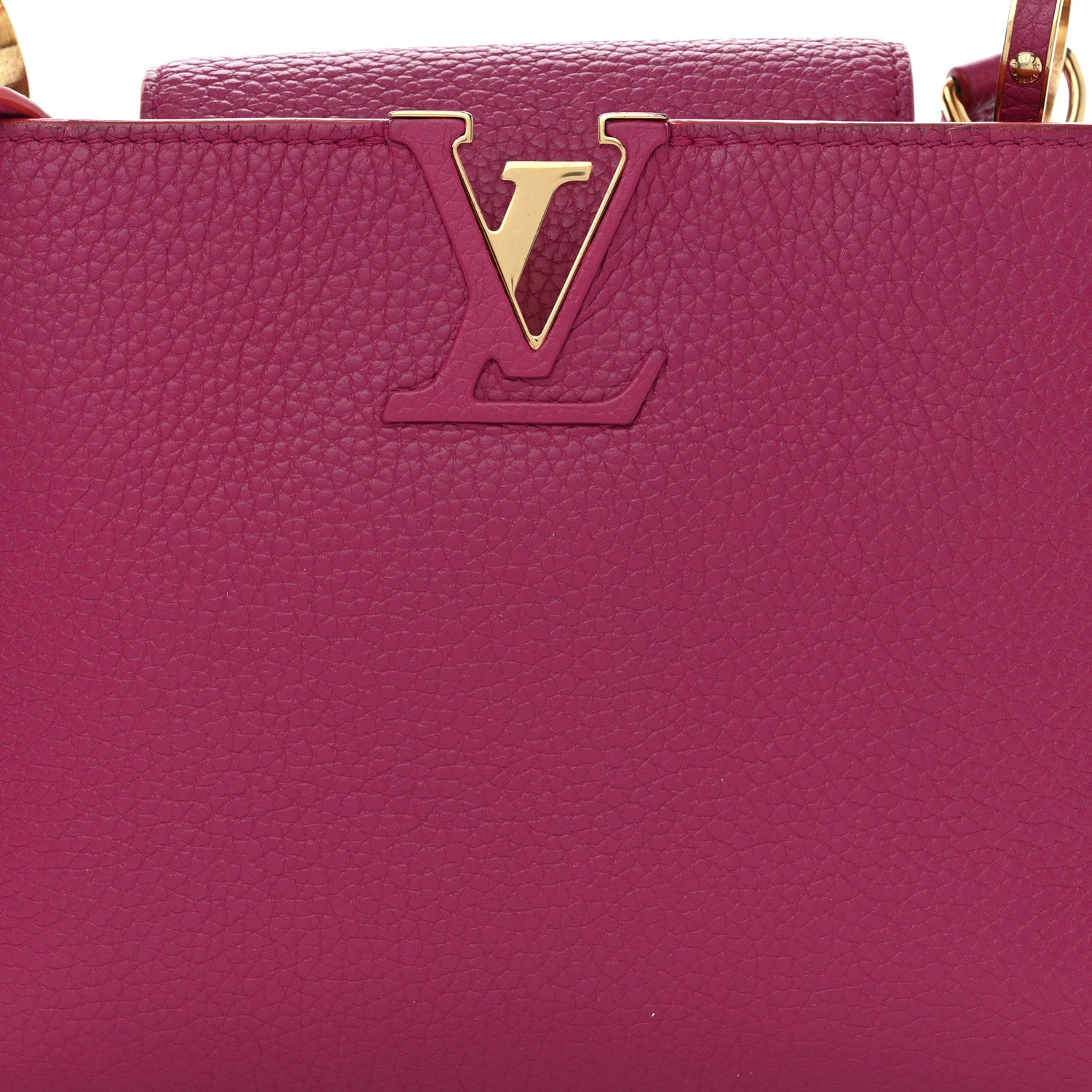 Louis Vuitton Taurillon Capucines BB Hibiscus Flamingo 7 of 9