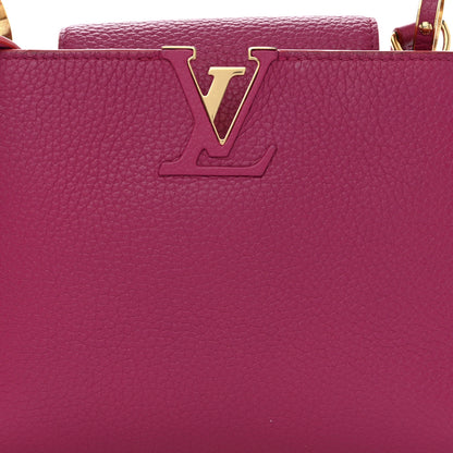 Louis Vuitton Taurillon Capucines BB Hibiscus Flamingo 7 of 9