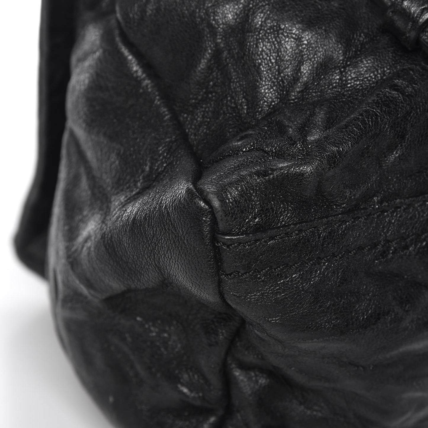 Tumbled Sheepskin Mini Pandora Black