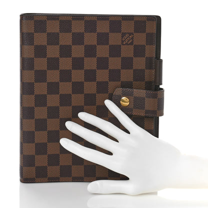 Louis Vuitton Damier Ebene Large Ring Agenda Cover 2 of 10