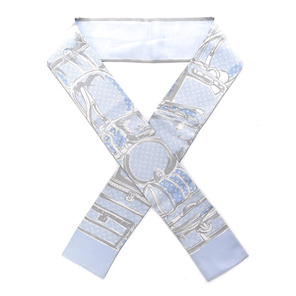 Louis Vuitton Silk Monogram Trunks Bandeau Blue Ciel 1 of 4