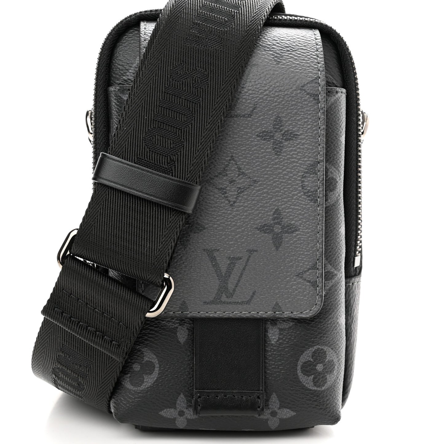 Monogram Eclipse Reverse Double Phone Pouch NM