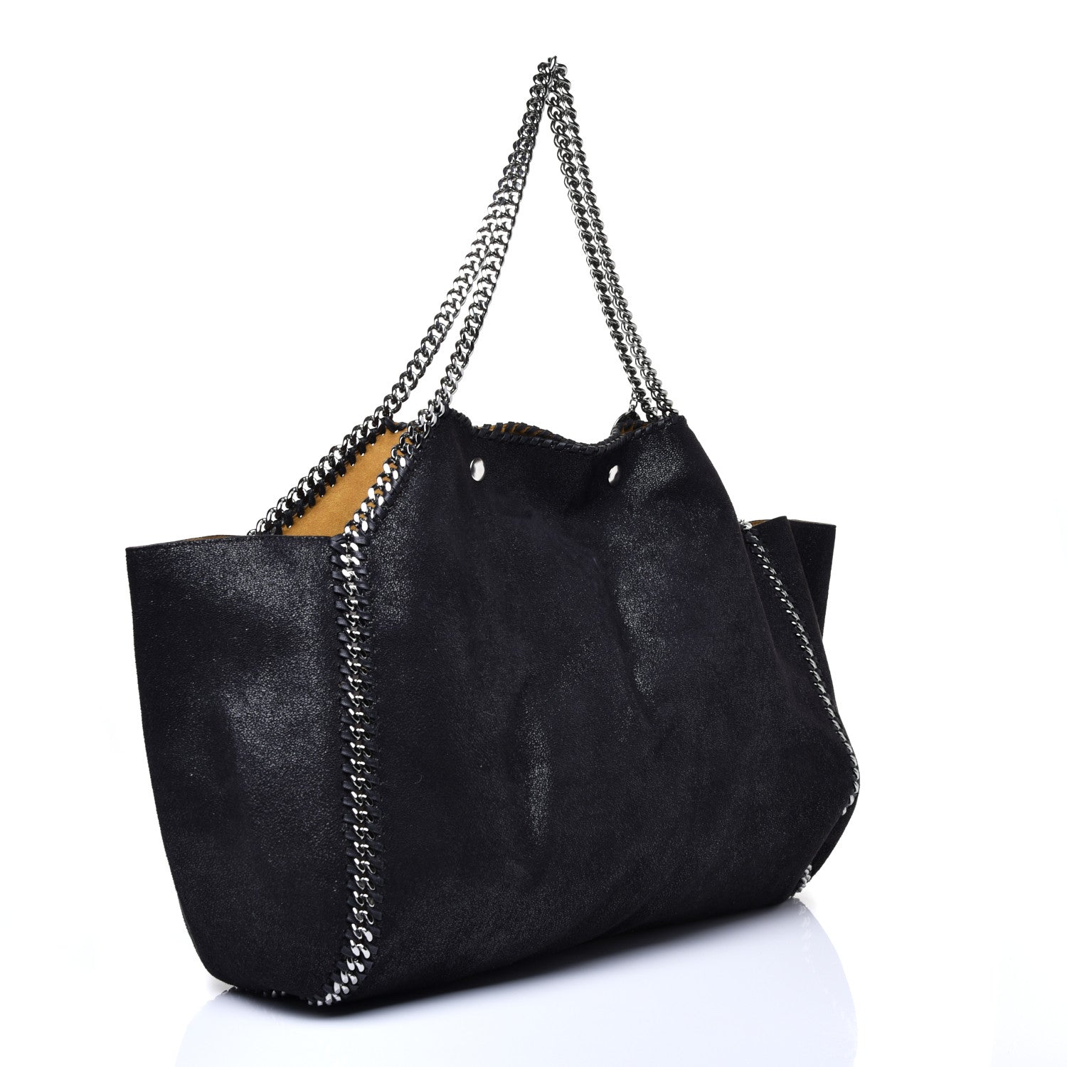 Stella McCartney Shaggy Deer Falabella Reversible Tote Black 4 of 13