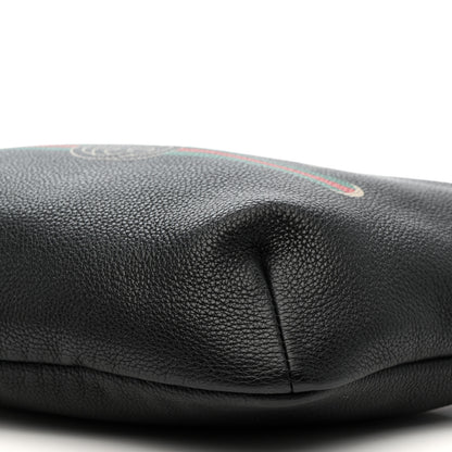 Gucci Grained Calfskin Logo Belt Bag Black 11 of 11