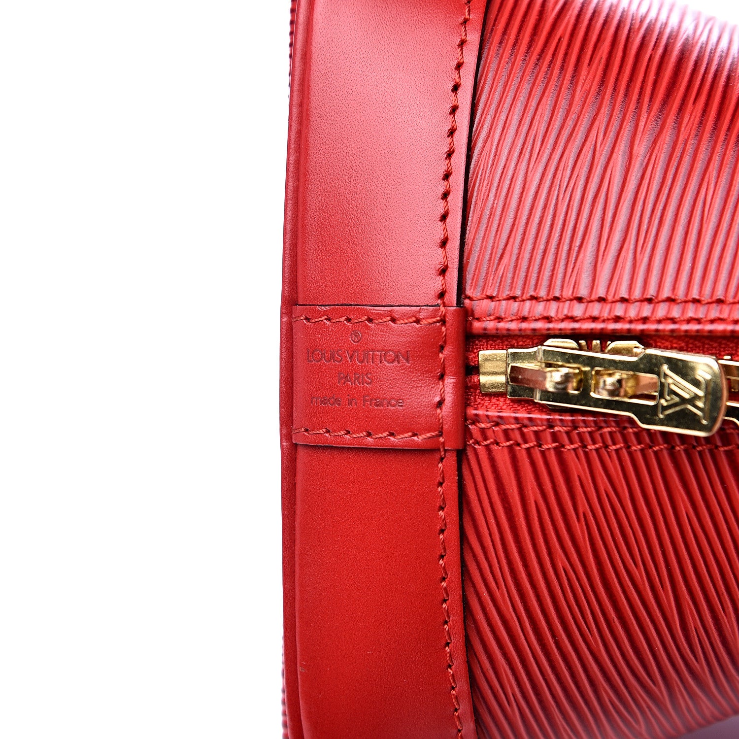 Louis Vuitton Epi Alma PM Castillan Red 8 of 12