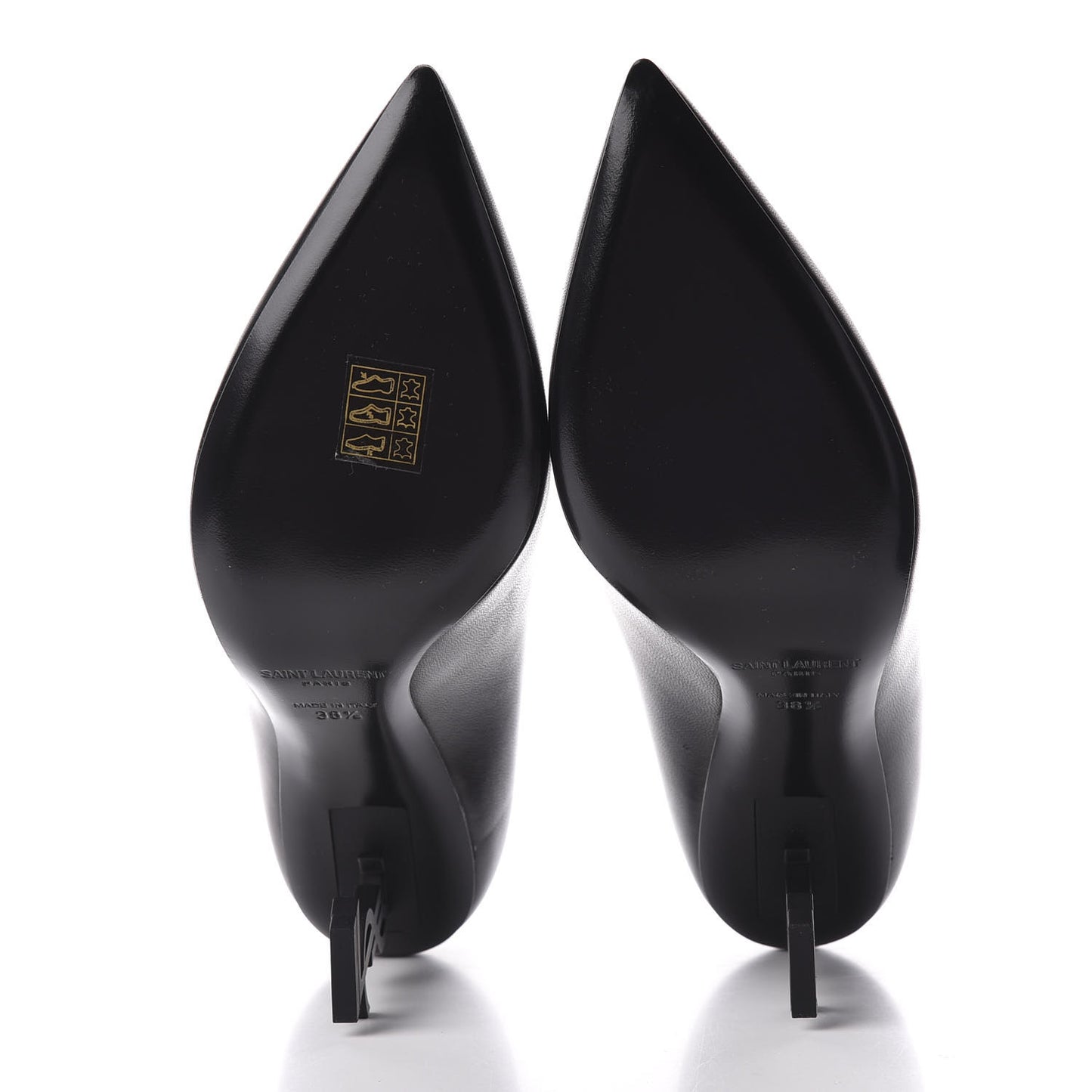 Calfskin Opyum 85 Pumps 38.5 Black