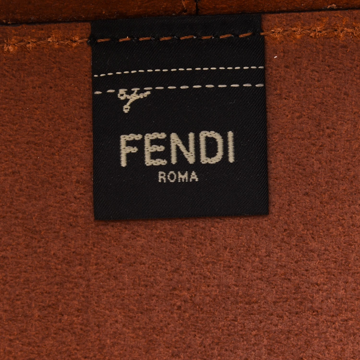 Fendi TPU FF Vitello Aura F is Fendi Grande Mon Tresor Bucket Bag White Cuoio 7 of 10