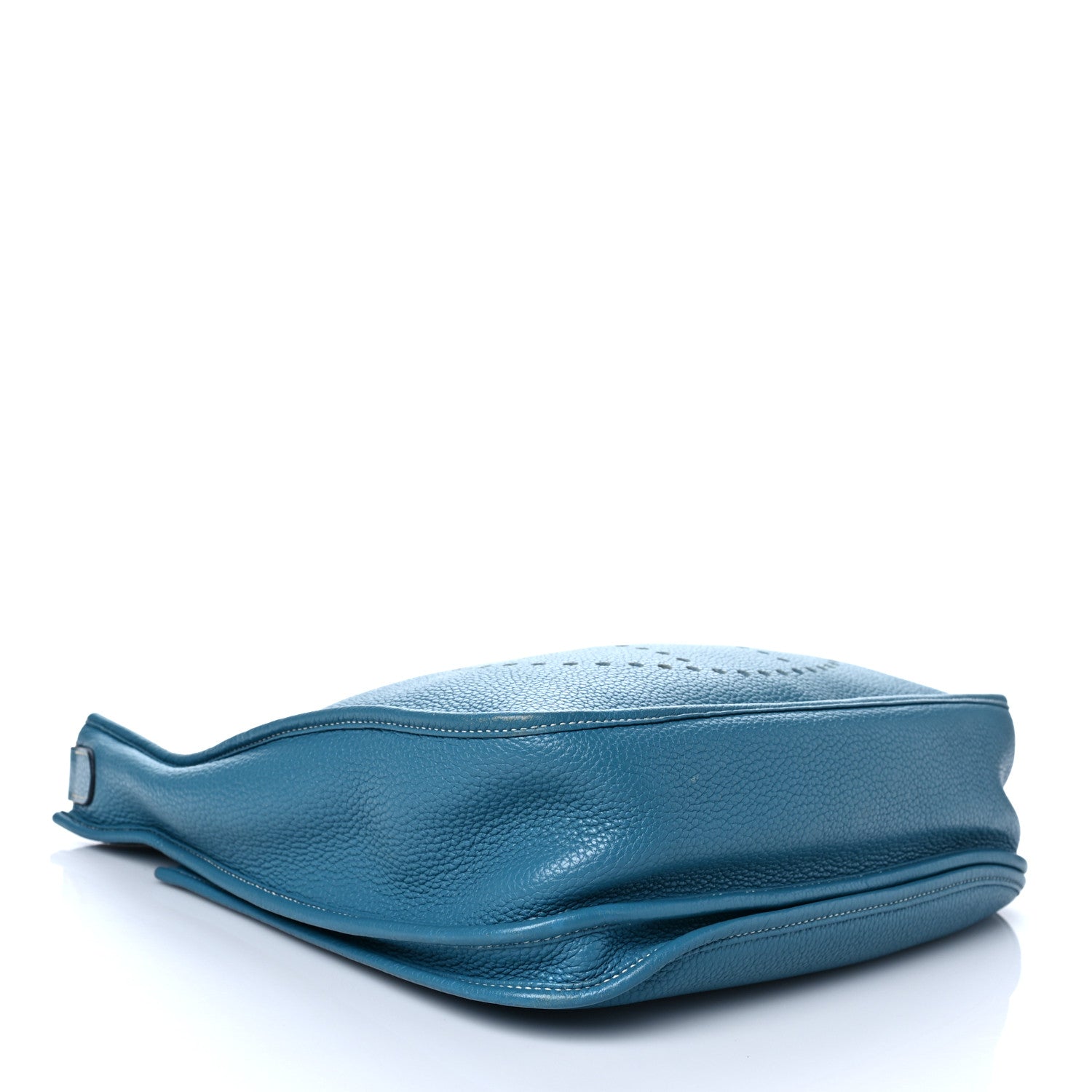 Hermes Taurillon Clemence Evelyne III GM Blue Jean 3 of 12