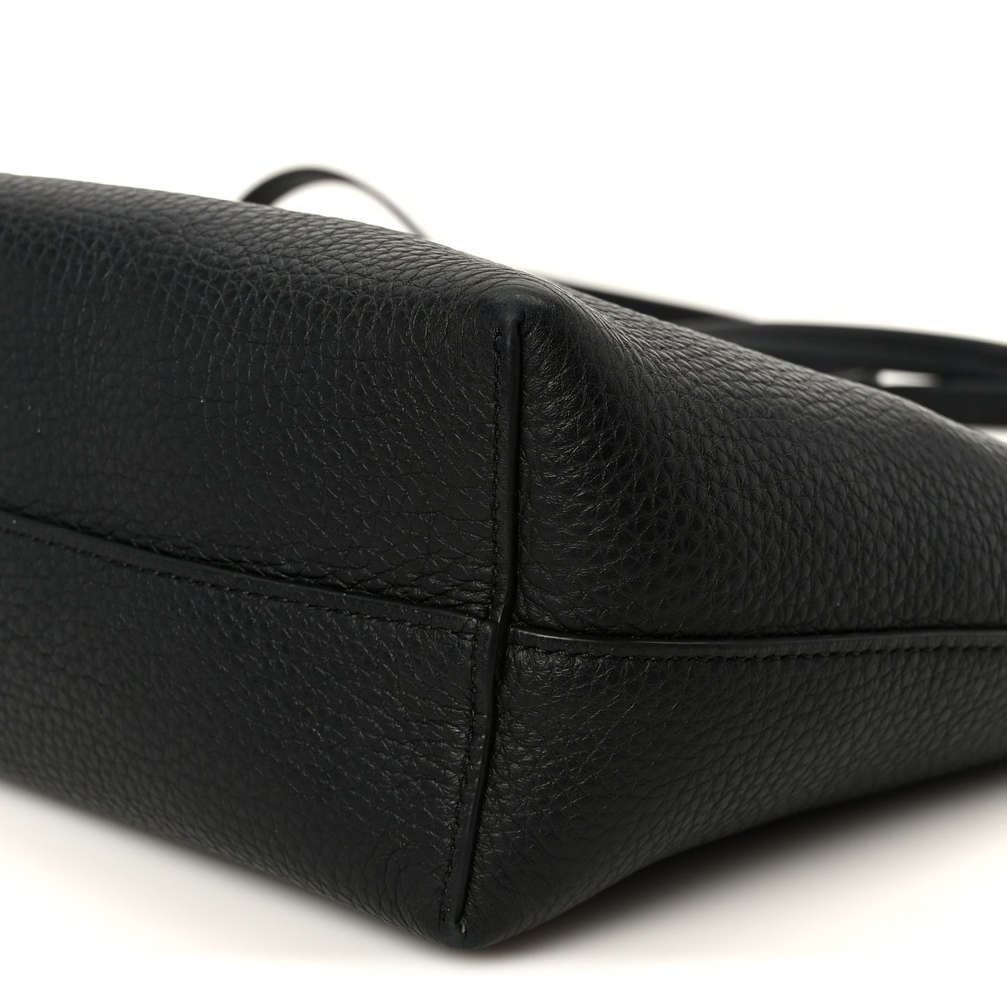 Grained Calfskin Small Park Tote Black
