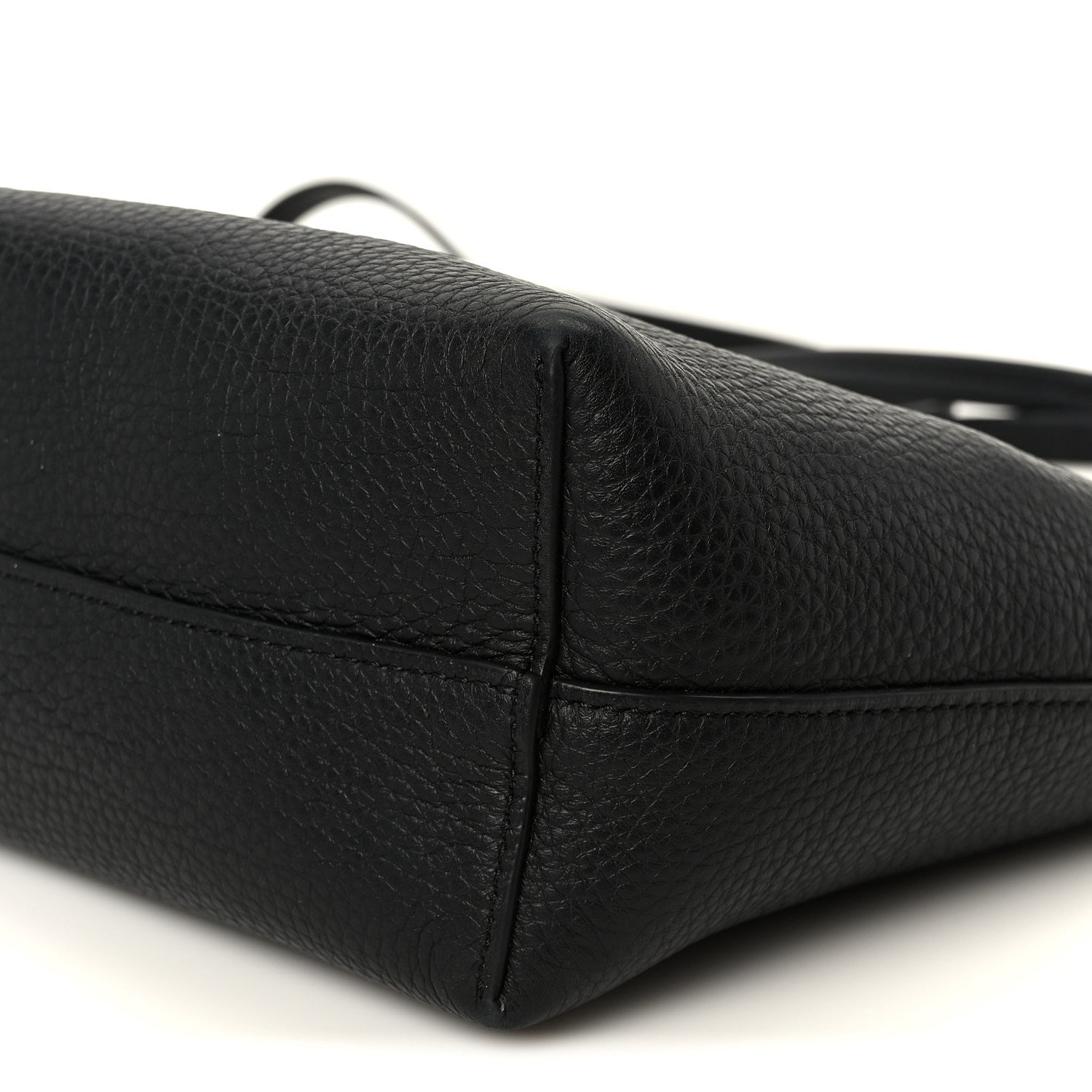 The Row Grained Calfskin Small Park Tote Black 9 of 11