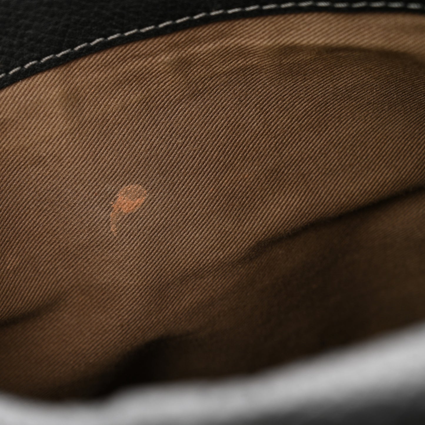Grained Calfskin Medium Marcie Saddle Bag Black