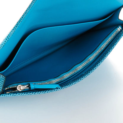 Hermes Swift Lizard Niloticus Jige Duo Turquoise Bleu Petrol 5 of 9