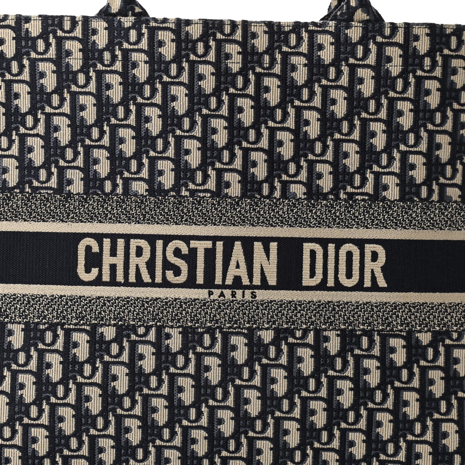 Christian Dior Oblique Large Book Tote Blue Multicolor 7 of 10
