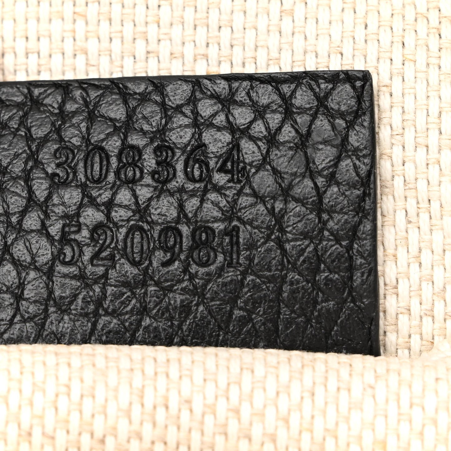 Pebbled Calfskin Small Soho Disco Bag Black