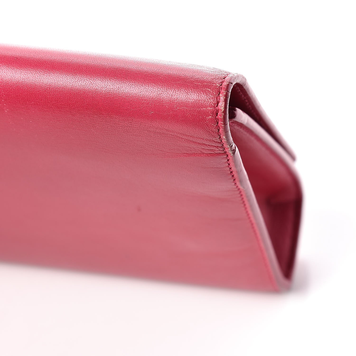 Saint Laurent Calfskin Classic Monogram Cassandre Clutch Bubblegum 11 of 16