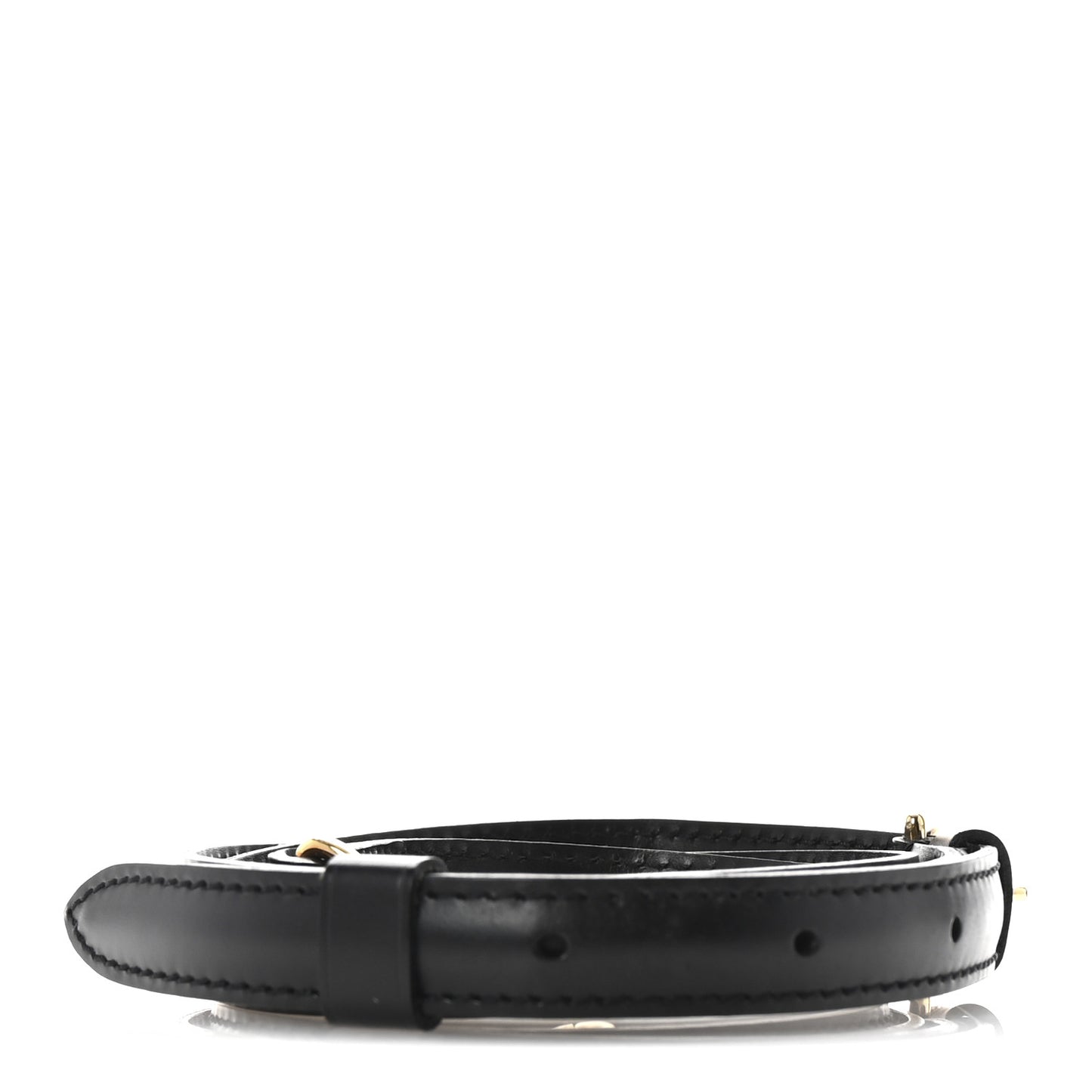 Calfskin 16mm Adjustable Shoulder Strap Black