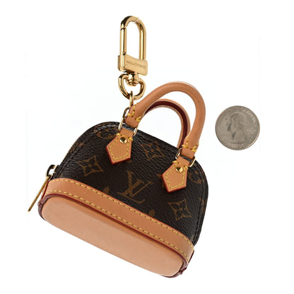 Louis Vuitton Monogram Micro Alma Bag Charm 2 of 7