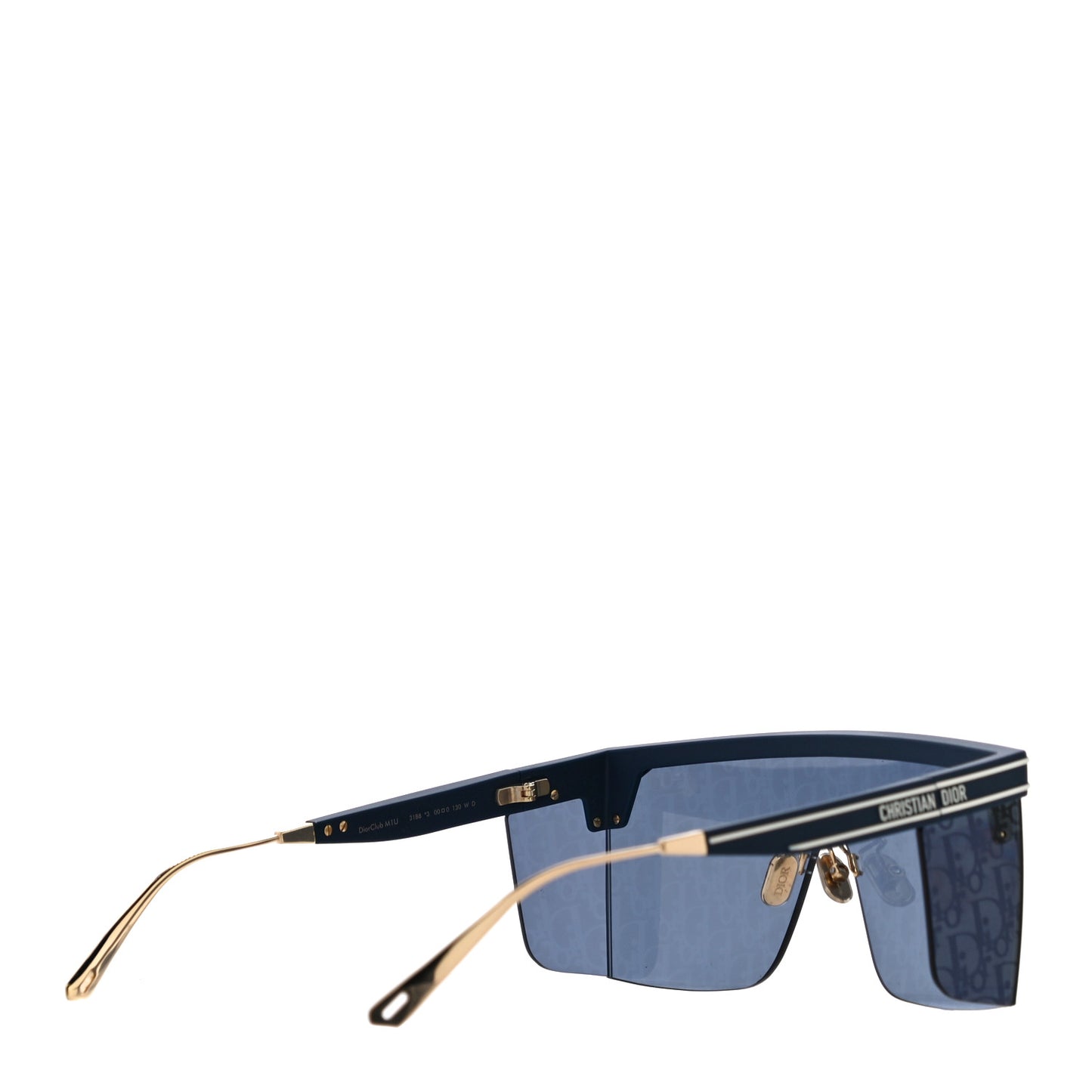 Oblique Diorclub M1U Mask Sunglasses Blue