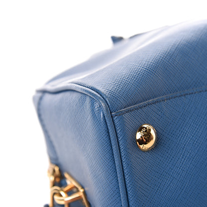 Prada Saffiano Lux Bowling Bag Cobalto 13 of 17