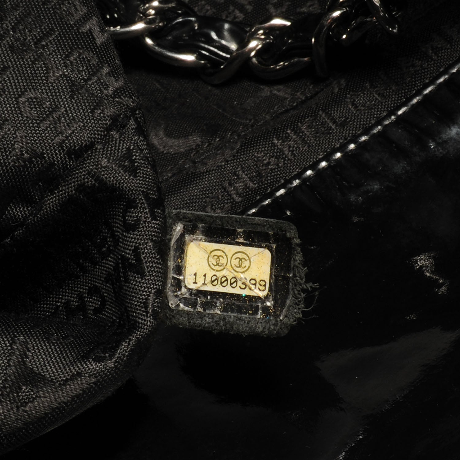 Chanel Vinyl XL Coco Cabas Black 7 of 7