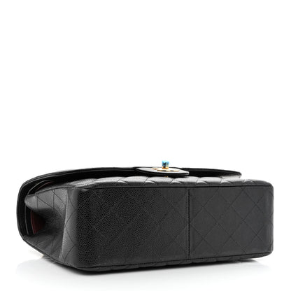 Chanel Caviar Quilted Jumbo Double Flap Black 4 of 10