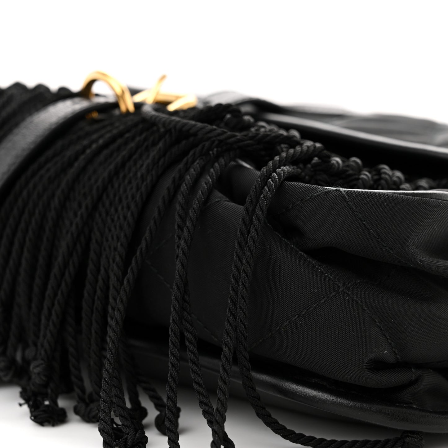 Tessuto Nylon Quilted Corsaire Hunting Bag Black