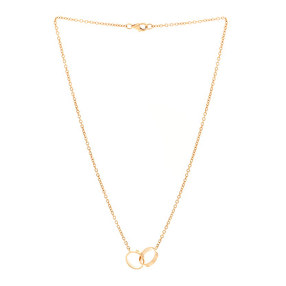 Cartier 18K Yellow Gold Interlocking LOVE Necklace 3 of 5