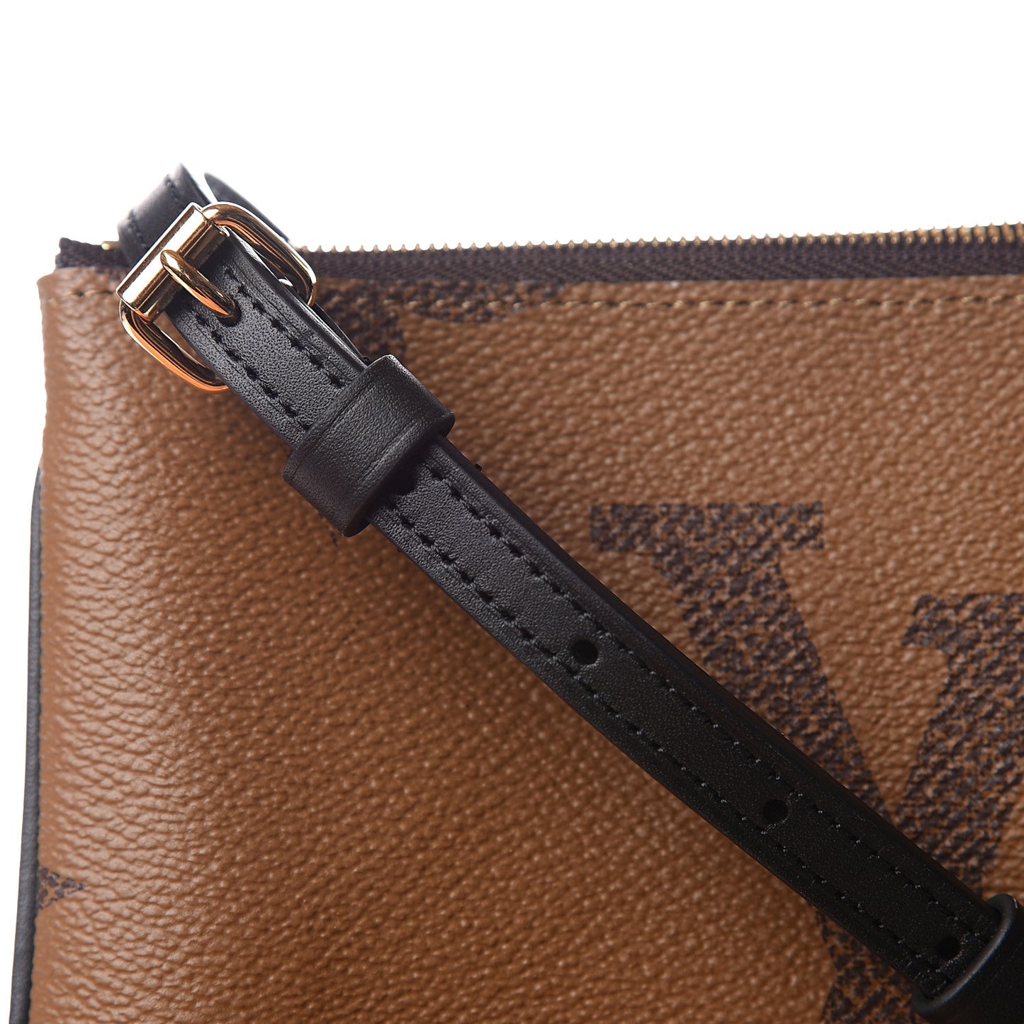 Reverse Monogram Giant Double Zip Pochette