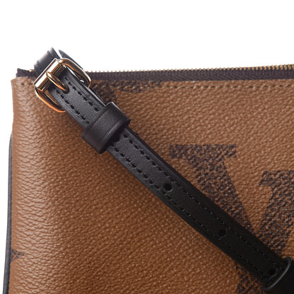 Louis Vuitton Reverse Monogram Giant Double Zip Pochette 11 of 12