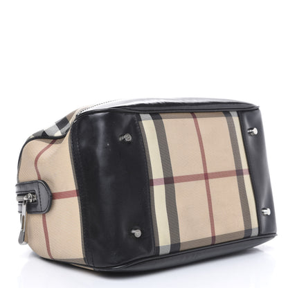 Burberry Nova Check Bowling Bag Black 3 of 14