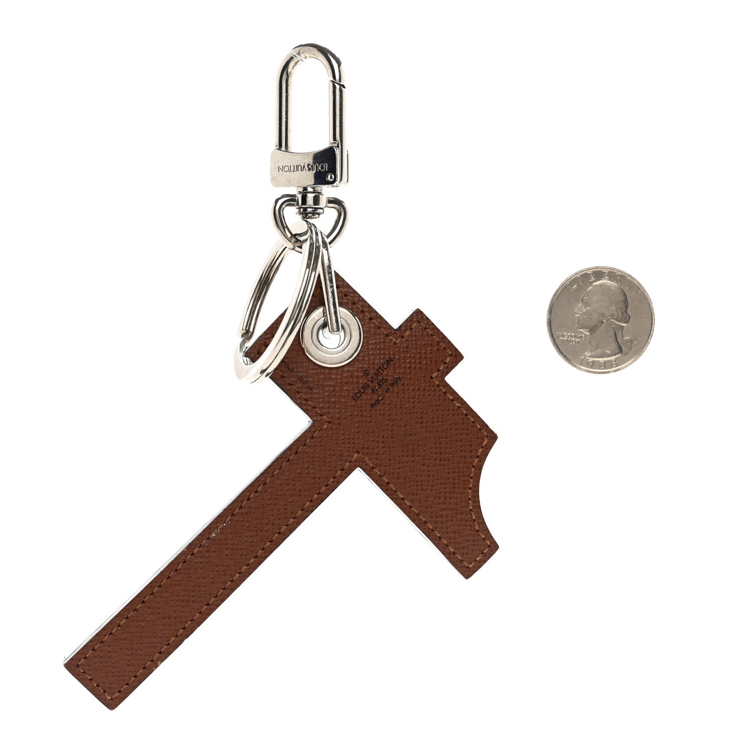 Louis Vuitton Monogram Hammer Bag Charm Key Holder 2 of 5