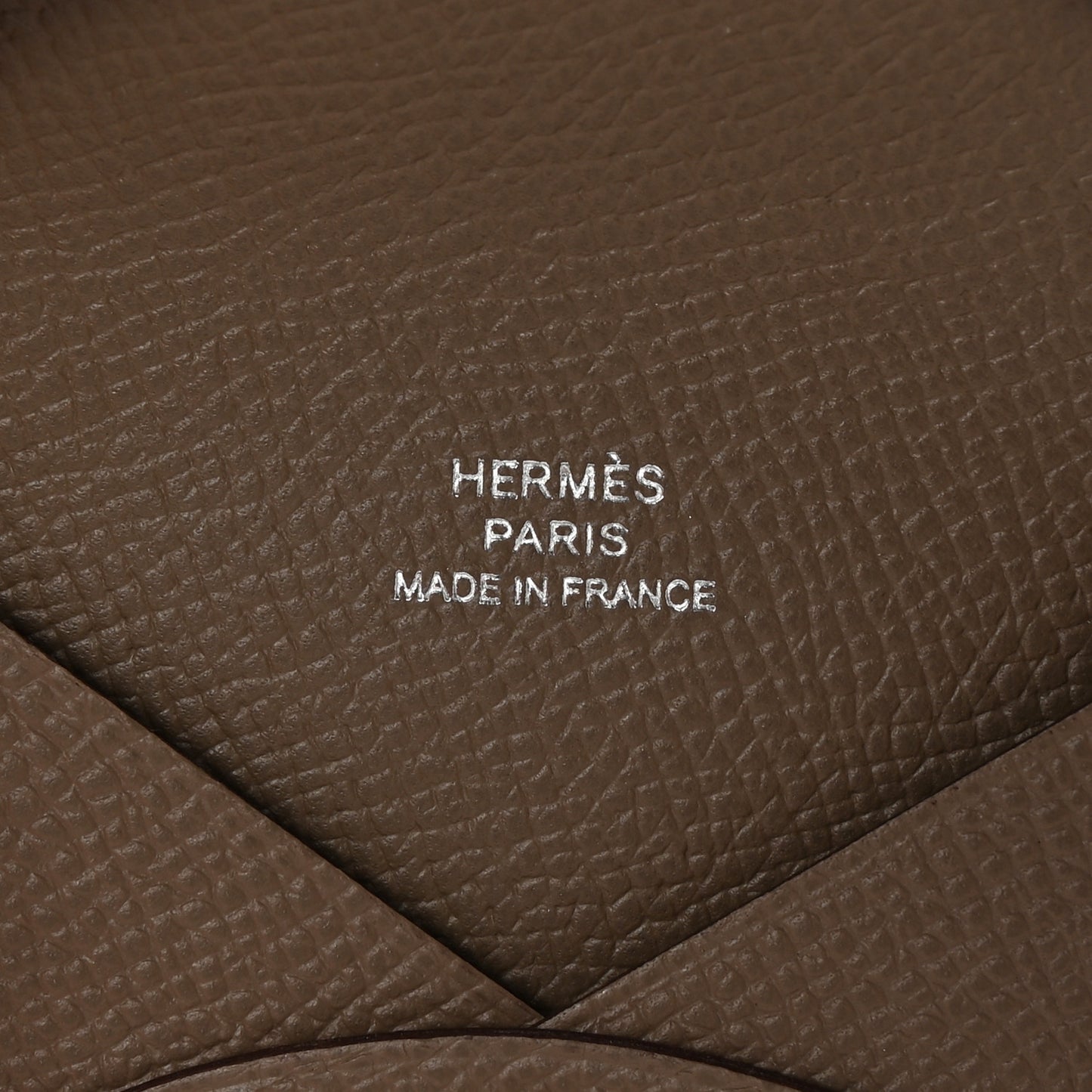 Epsom Calvi Card Case Etoupe