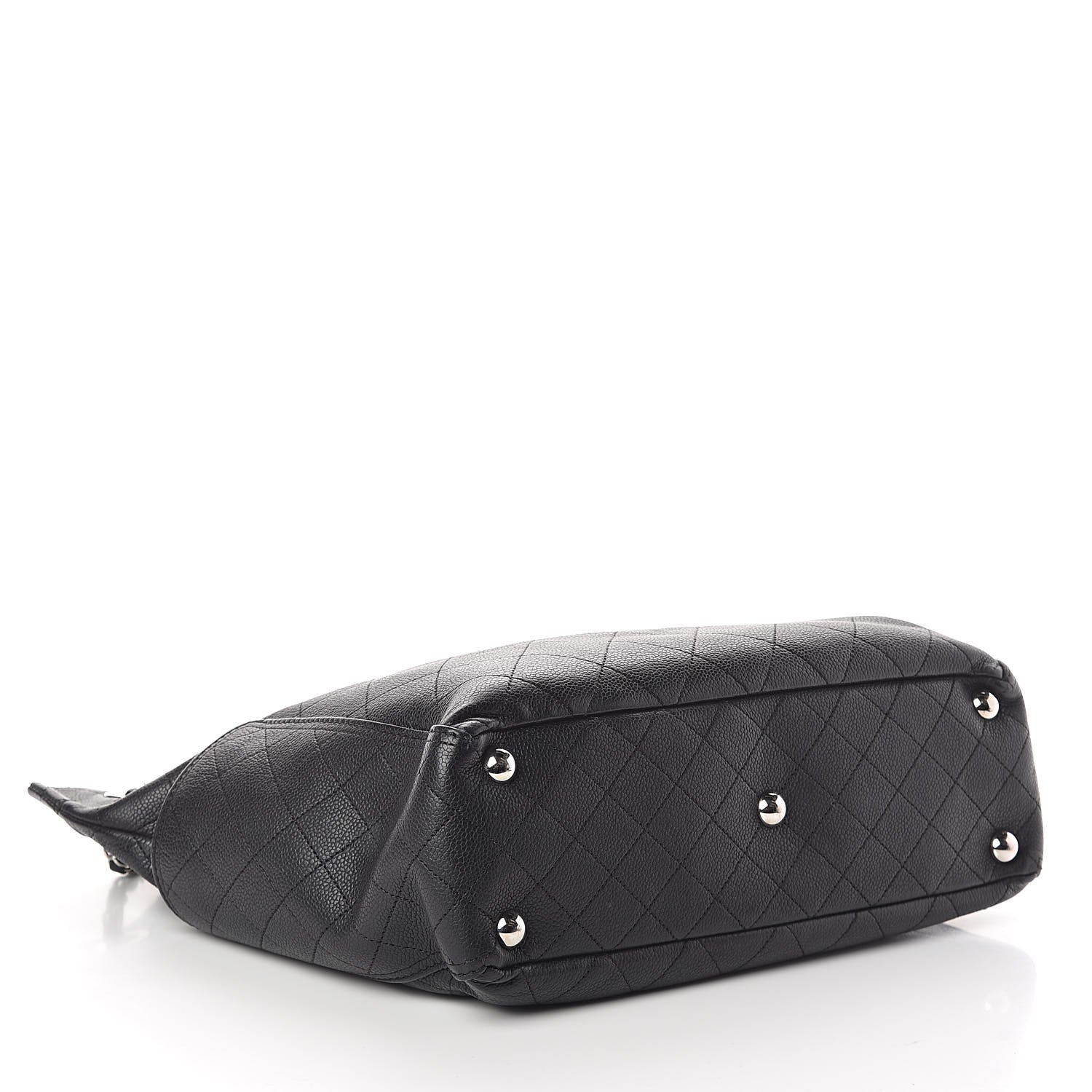 Chanel Caviar Stitched Medium CC Pocket Hobo Black 4 of 10