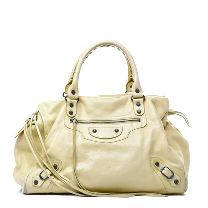 Balenciaga Agneau Classic Hardware Step Ivory 1 of 11