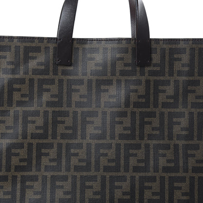 Fendi Zucca Spalmati Shopping Tote Tobacco 6 of 8