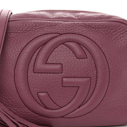 Gucci Pebbled Calfskin Small Soho Disco Bag Peonia Flower 6 of 12