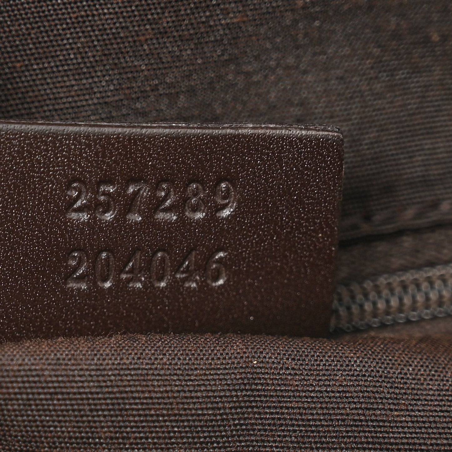 Denim Monogram Small Duffle Bag Dark Brown