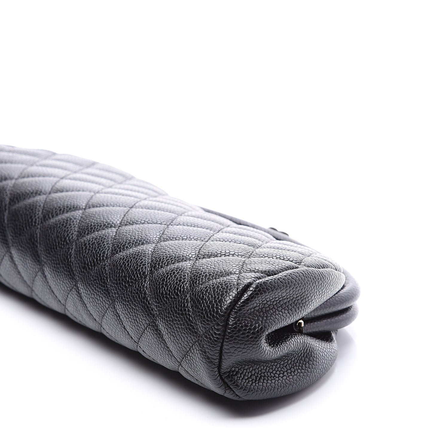 Caviar Quilted Timeless Clutch Black