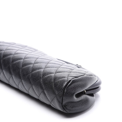 Chanel Caviar Quilted Timeless Clutch Black 8 of 10