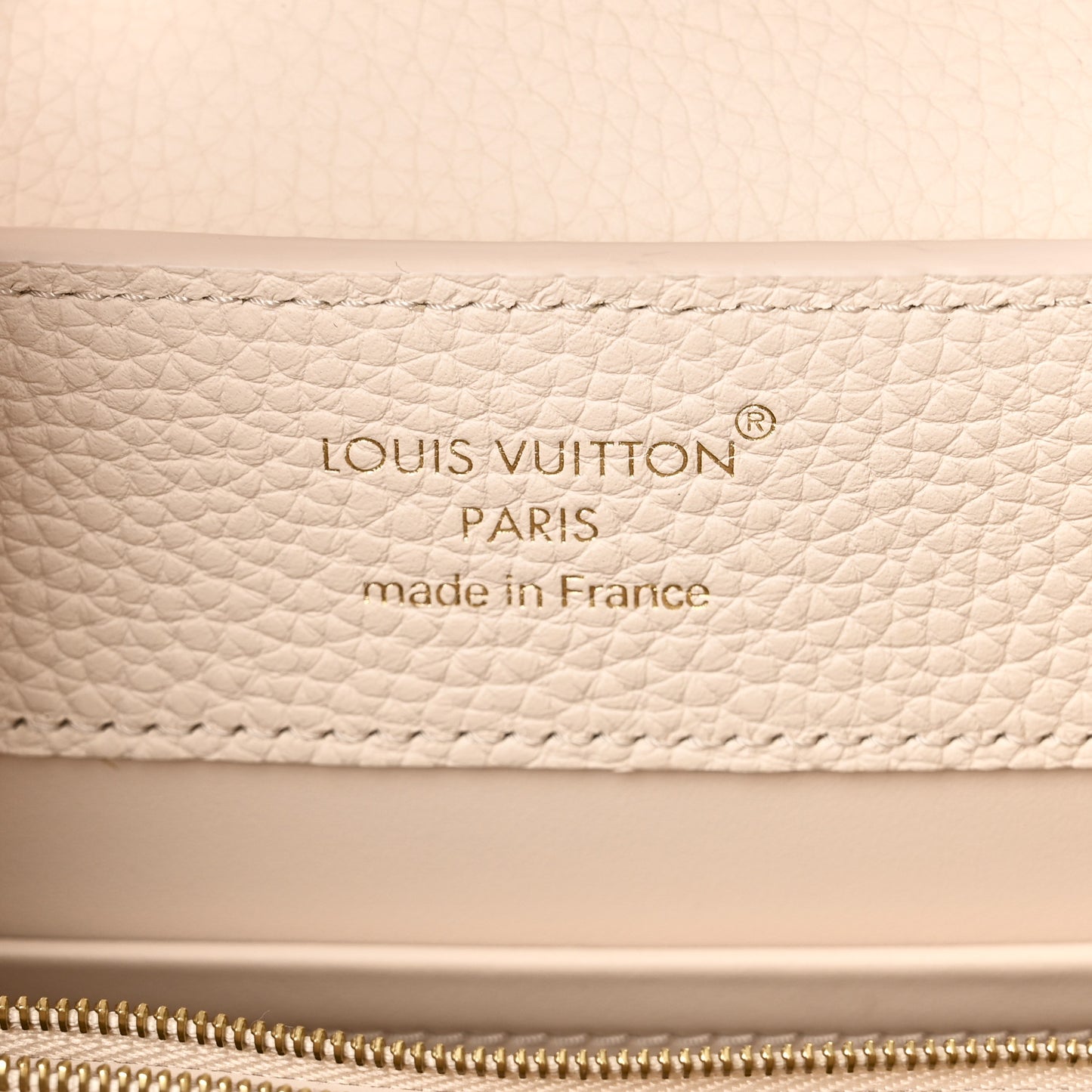 Taurillon Mother of Pearl Flowers Capucines BB Creme Nacre