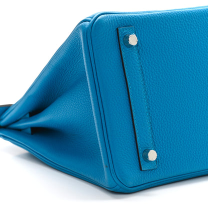 Hermes Togo Verso Birkin 30 Bleu Zanzibar Malachite 8 of 11