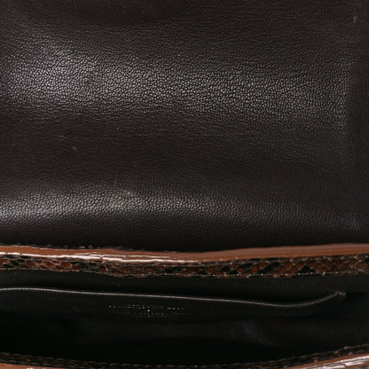 Louis Vuitton Snakeskin Suede Monogram Empire Ponant Marron 12 of 12