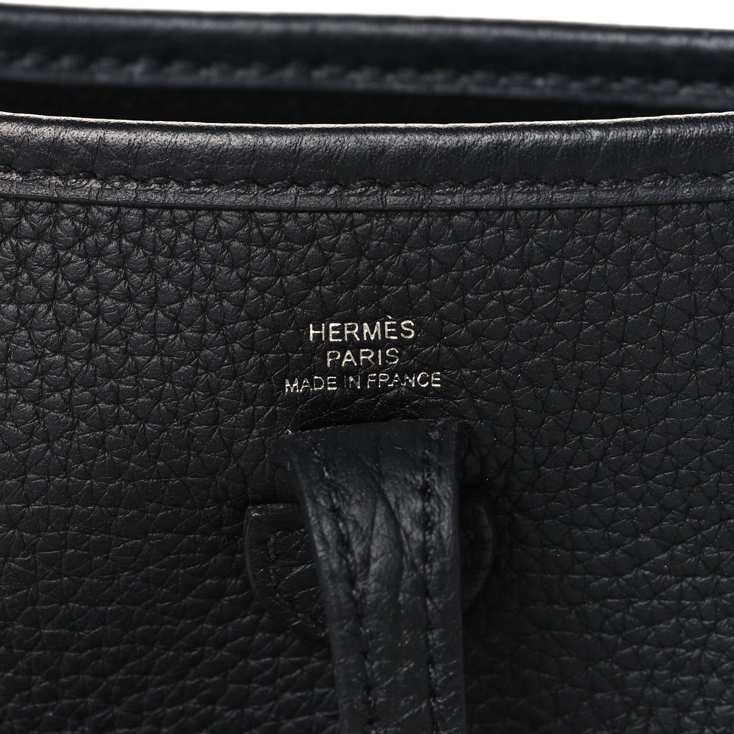 Hermes Taurillon Clemence Evelyne TPM Black 6 of 9